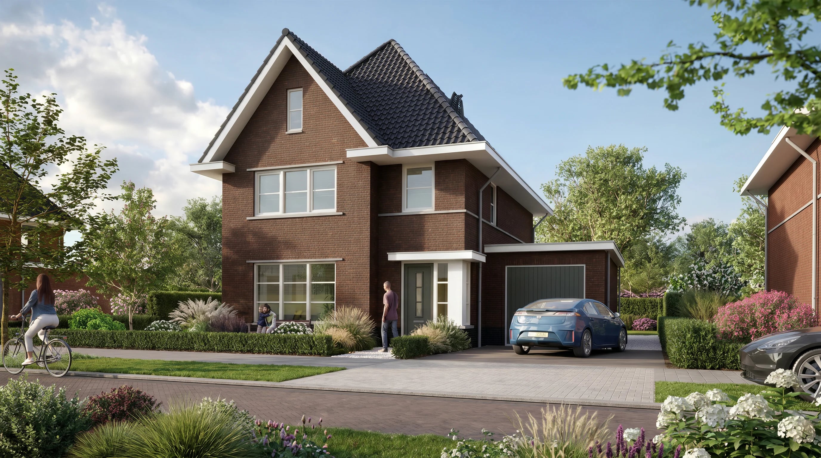Particuliere villabouw — beeld