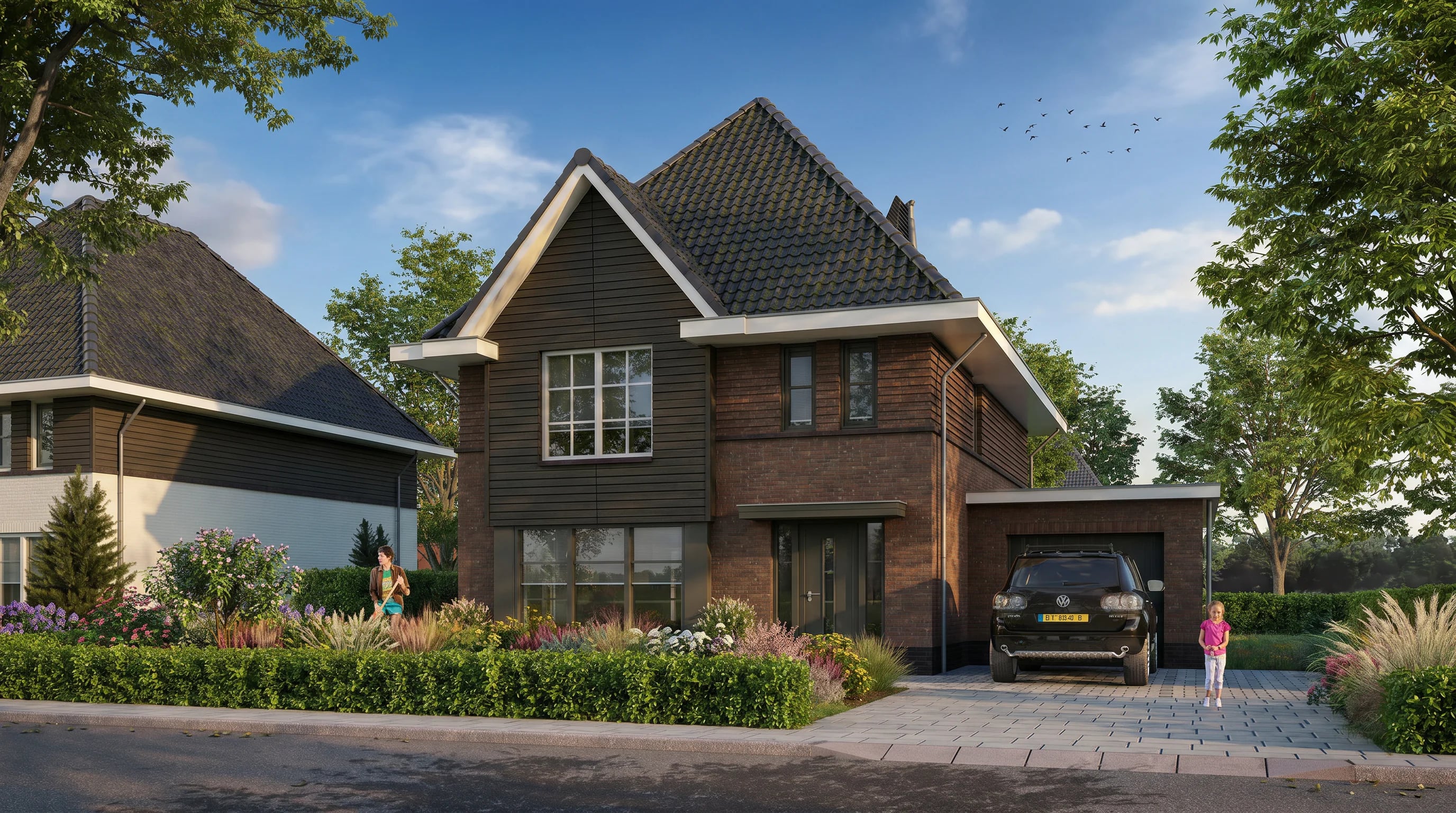 Particuliere villabouw — beeld